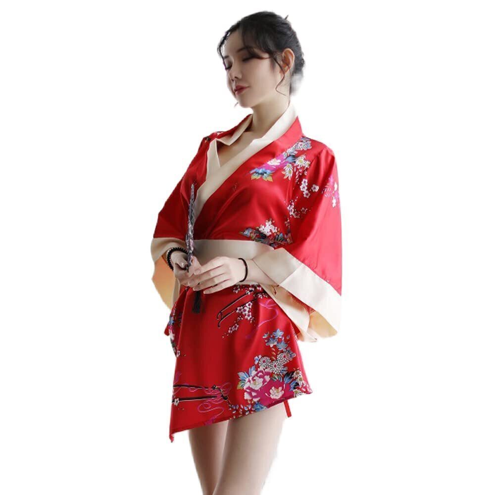 4261 Kimono Bathrobe Costume Japanese Anime Lingerie Cosplay underwear Set